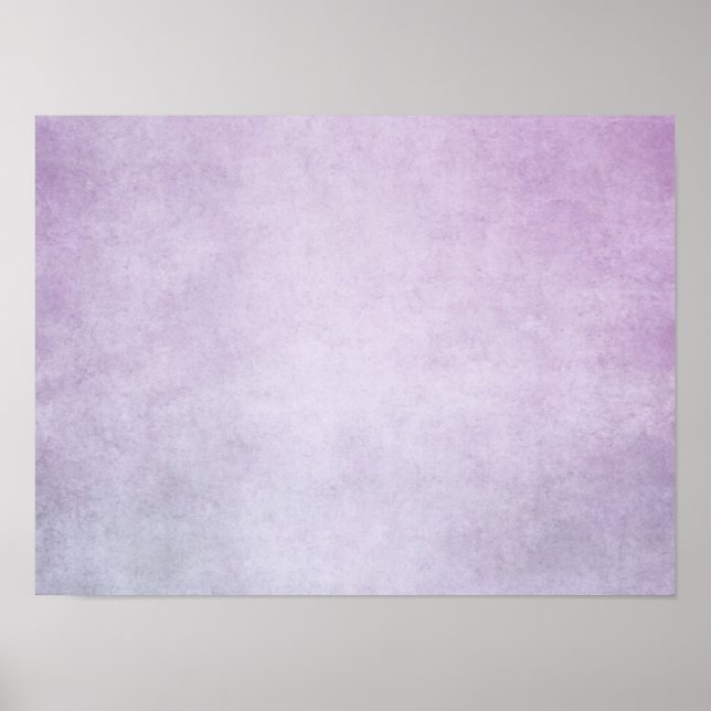 Purple Lavender Watercolor Personalized Background Poster (Front)