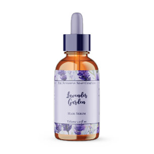 Purple Lavender Waterproof Dropper Bottle Label