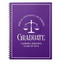 Purple Law School Graduate Personalized Graduation