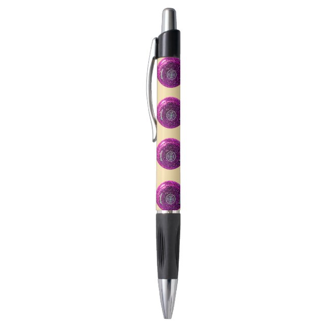 Purple Lawn Bowls, Taylor Corp Pen. Pen (Top (Vertical))