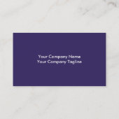 Purple Leaf Business Card (Back)