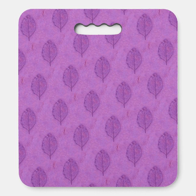 Purple Leaf Fossil Seat Cushion (Front Vertical)