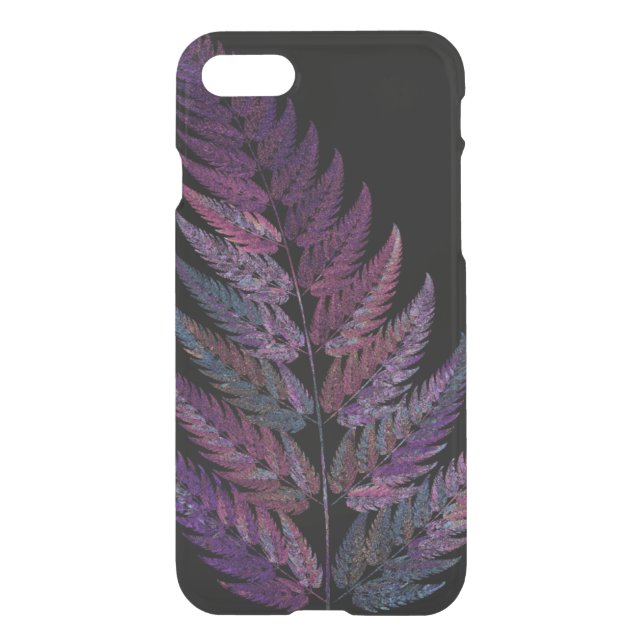 Purple Leaf Uncommon iPhone Case (Back)