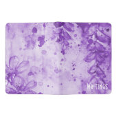 Purple Leaves -  Notebook - Extra Large (Opened)