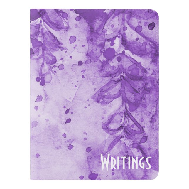 Purple Leaves -  Notebook - Extra Large (Front)