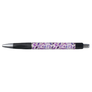 Purple Leaves Pen