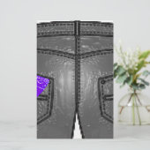 Purple Left Hanky (Standing Front)