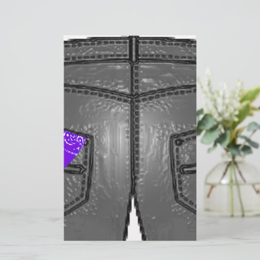 Purple Left Hanky (Standing Front)