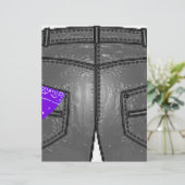 Purple Left Hanky (Standing Front)