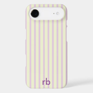 Purple Lemon Vintage Design Name Initials Stylish iPhone 17 Air Case