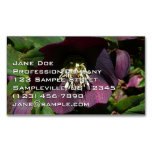 Purple Lenten Rose Easter Flower Business Card Magnet