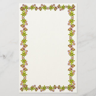 Purple Lenten Rose Helleborus Stationery