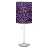 Purple Leopard Animal Print Lamp (Right)