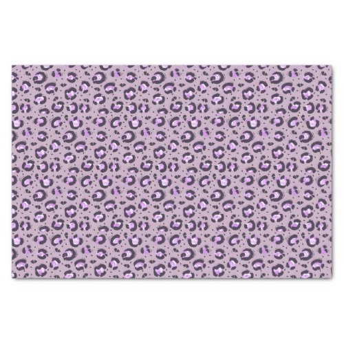 Purple Leopard Animal Print  Tissue Paper