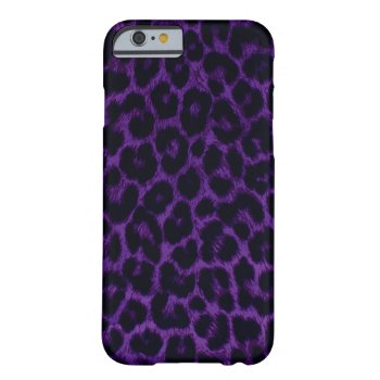 Purple Leopard Iphone 6 Case by mjakubo434 at Zazzle