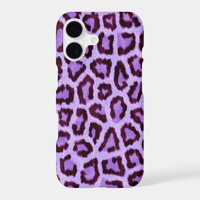 Purple Leopard Iphone Case (Back)