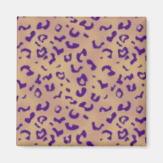 Purple Leopard Magnet