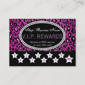 Purple Leopard Print 10th Visit Loyalty Rewards (Front)