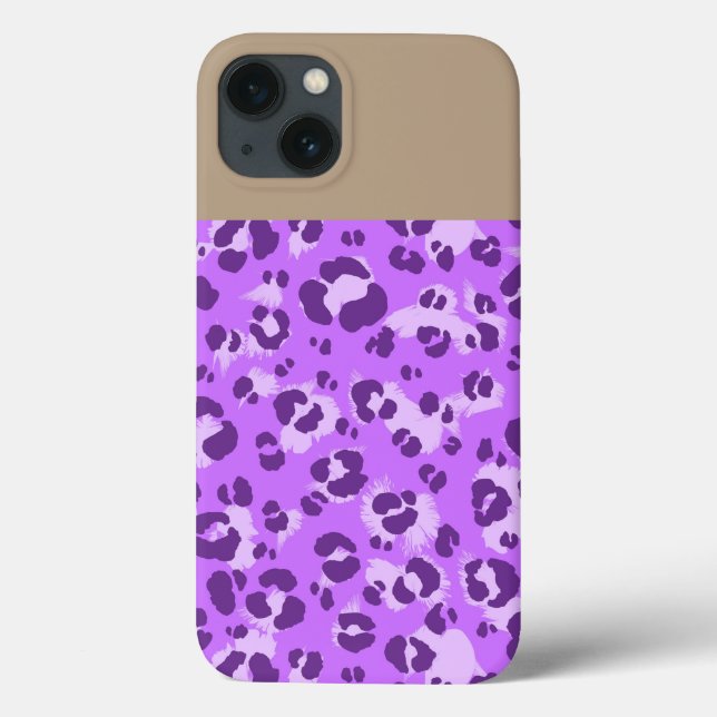 Purple Leopard Print - iPhone 6 Case (Back)