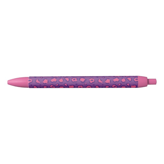 Purple Leopard Print Pen (Front)