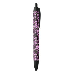 Purple Leopard Print Pen