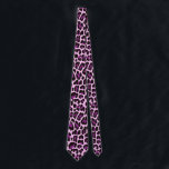 Purple Leopard Skin Print Neck Tie<br><div class="desc">Chic and Girly Purple and pink leopard print spots. Done in vector illustration for high quality print.</div>