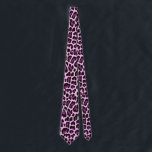 Purple Leopard Skin Print Neck Tie<br><div class="desc">Chic and Girly Purple and pink leopard print spots. Done in vector illustration for high quality print.</div>