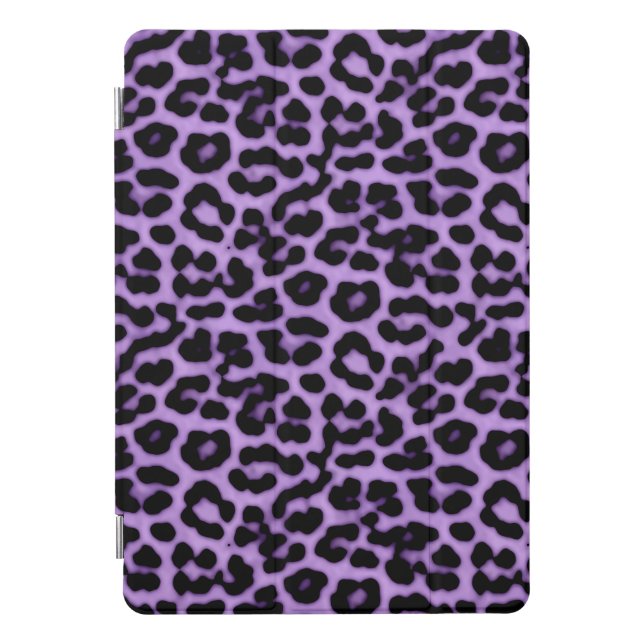 Purple Leopard Spots Print Pattern iPad Pro Cover (Front)