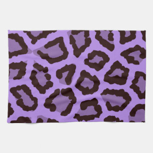 Purple Leopard Towel