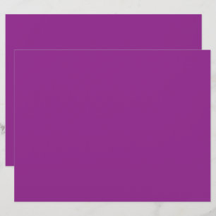 Purple Letterhead Elegant Business Branding