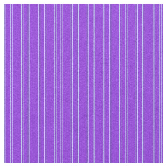 Purple & Light Blue Stripes/Lines Pattern Fabric (Close Up)