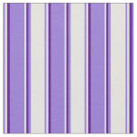 [ Thumbnail: Purple, Light Cyan, and Indigo Colored Lines Fabric ]