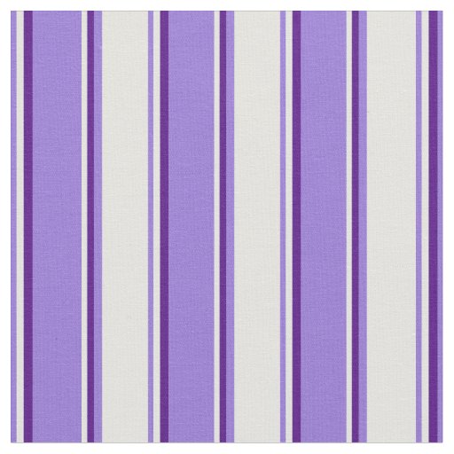 Purple, Light Cyan, and Indigo Colored Lines Fabric