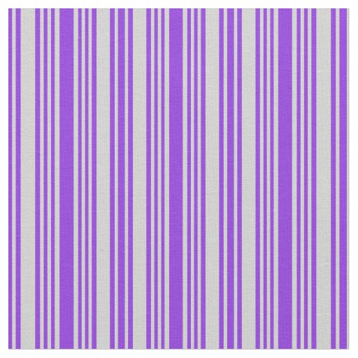 Purple & Light Gray Colored Pattern Fabric