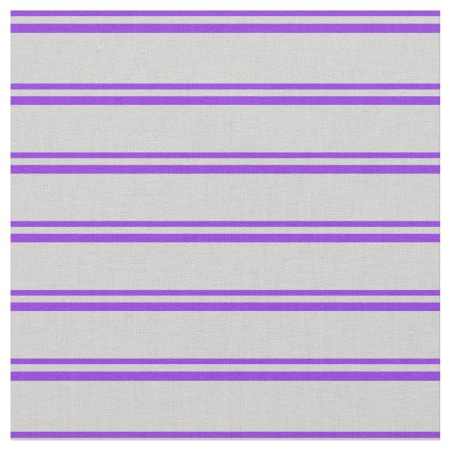 Purple & Light Grey Lines Fabric (Close Up)