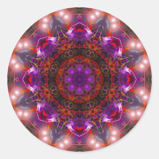 Purple Light Mandala  Sticker