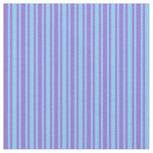 Purple & Light Sky Blue Colored Pattern Fabric