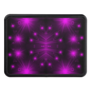 purple light stars tow hitch cover