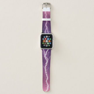 Purple Lightning Apple Watch Band