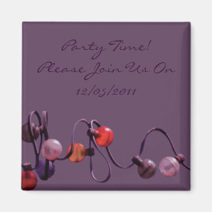 Purple Lights Magnet