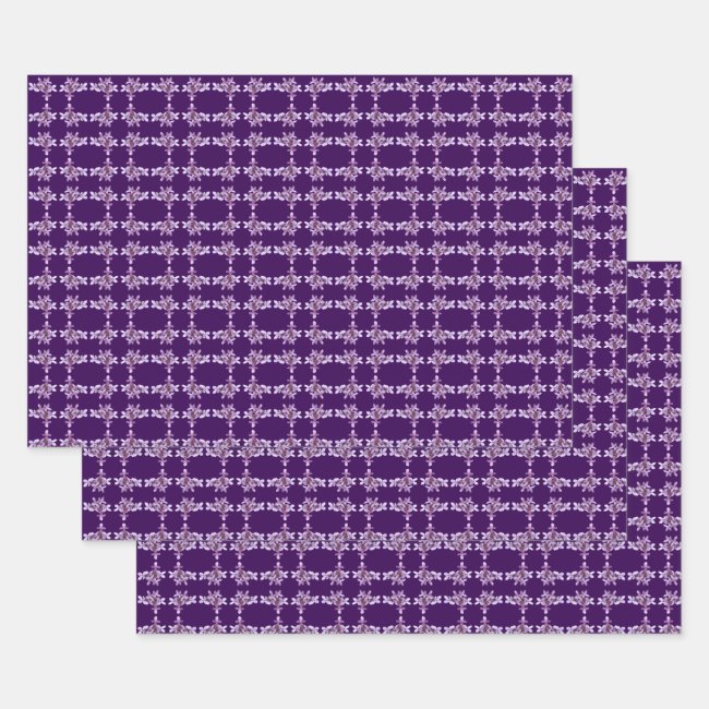 Purple Lilac Abstract Pattern