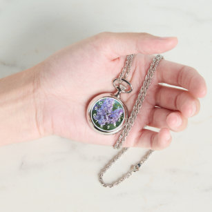 Purple Lilac Blooms Floral Watch