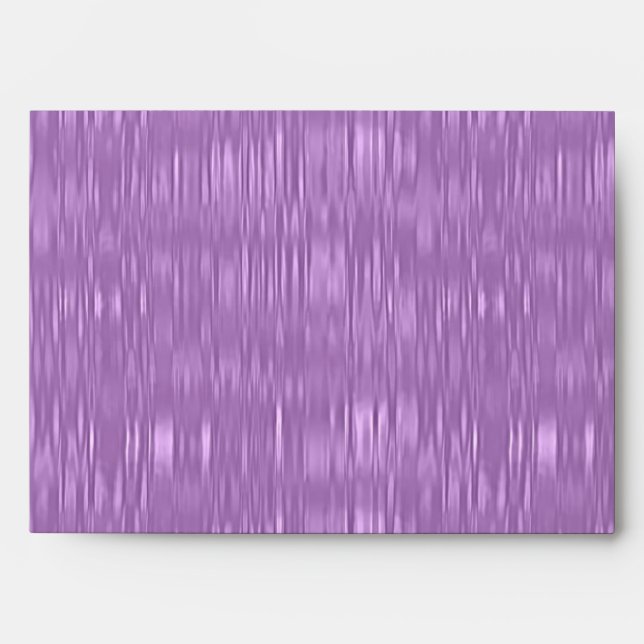 Purple Lilac Elegant Metallic Abstract Envelope (Front)