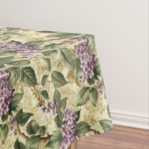 Purple Lilac Flower Floral Tablecloth Home Decor