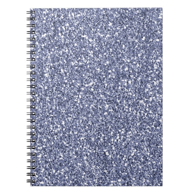 Purple Lilac Glitter Notebook (Front)