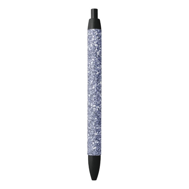 Purple Lilac Glitter Pen (Front Vertical)