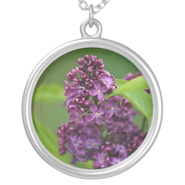 Purple Lilac Necklace (Front)