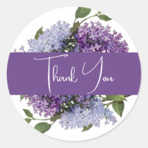 Purple Lilacs Bridal Shower Favor