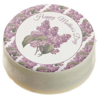 Purple Lilacs for Mom Mother's Day Dipped Oreos