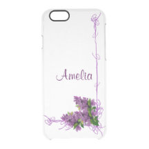 Purple Lilacs iPhone 6 Clearly™ Deflector Case